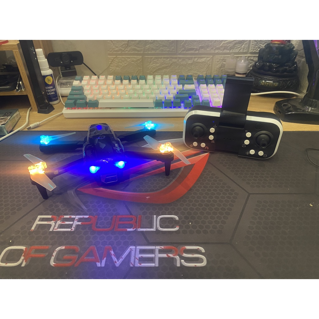 máy bay điều khiển từ xa có camera S98 - cảm biến 4 chiều tránh vật cản, Flycam camera HD quay phim chụp ảnh trên không | BigBuy360 - bigbuy360.vn