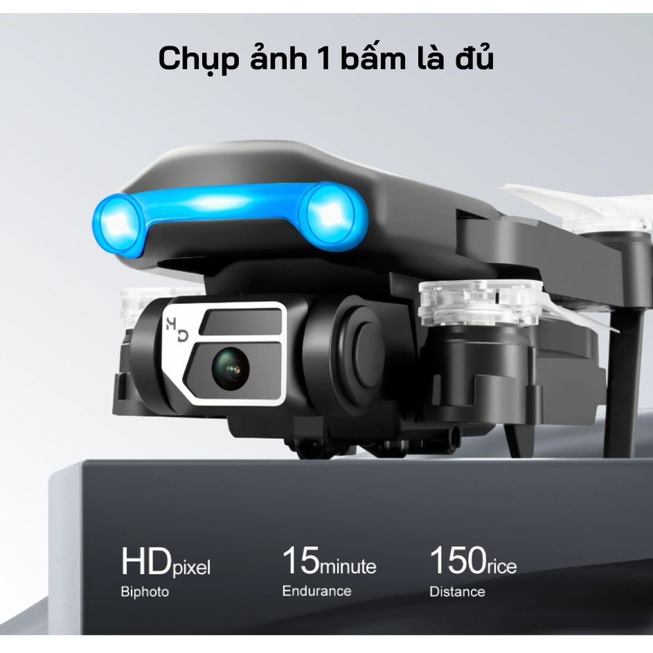 máy bay điều khiển từ xa có camera S98 - cảm biến 4 chiều tránh vật cản, Flycam camera HD quay phim chụp ảnh trên không | BigBuy360 - bigbuy360.vn