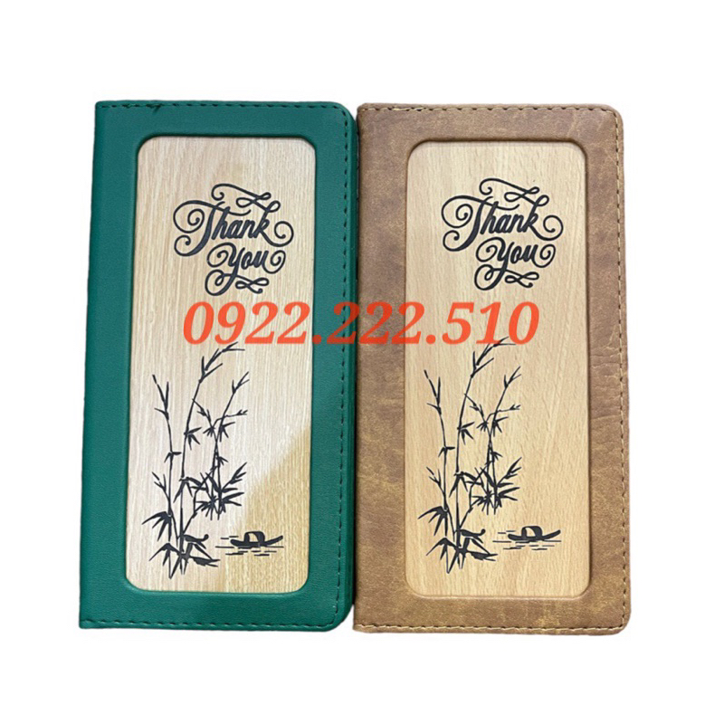 BÌA TAP KẸP BILL TÍNH TIỀN GỖ