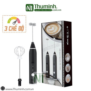 Máy tạo bọt, máy đánh cafe, đánh trứng 2 đầu tiện dụng