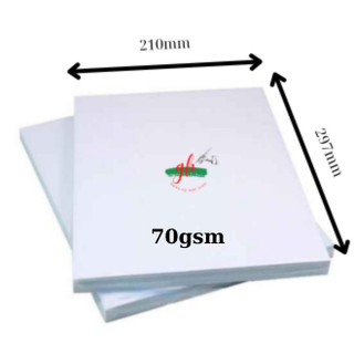 Combo 50 tờ giấy a4 trắng double a định lượng 70gsm