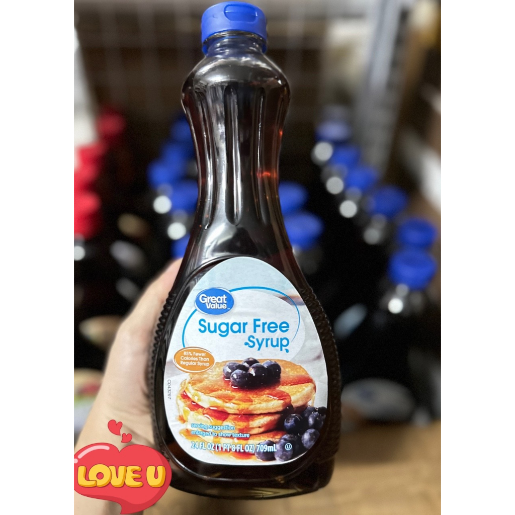 Syrup Sugar Free Great Value 709ml Great Value 709ml