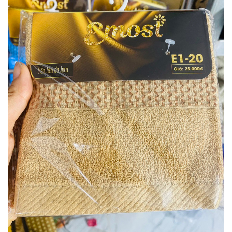 Khăn mặt, khăn gội sợi tre cao cấp Eross 30x50cm Ms:E1-20