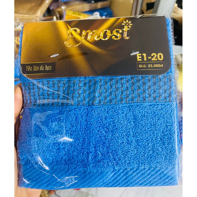 Khăn mặt, khăn gội sợi tre cao cấp Eross 30x50cm Ms:E1-20