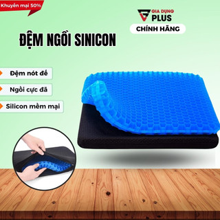Đệm ngồi, đệm lót ghế 3D Silicon cao cấp lót mông thoáng khí chống đau mỏi đệm ngồi cấu trúc tổ ong 3D chính hãng -SL02