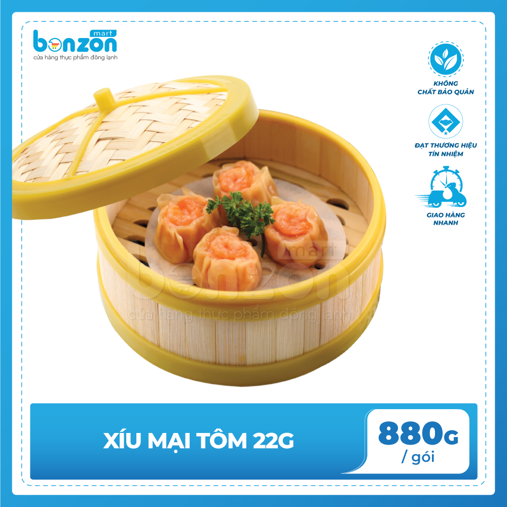 Bonzon - Xíu mại tôm 880g