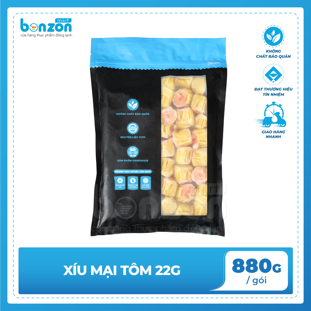 Bonzon - Xíu mại tôm 880g
