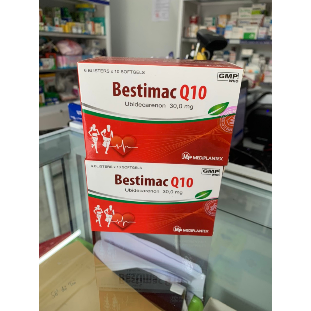 Viên Nang Mềm Bestimac Q10 Hỗ Trợ Chống Oxy Hóa, Ổn Định Màng Tế Bào Hộp 60 Viên