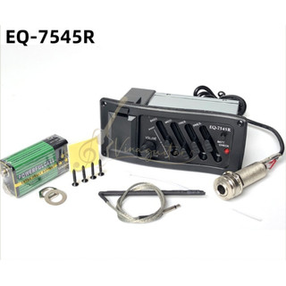 EQ Guitar 7545R chuôi dài kim loại đầy đủ phụ kiện hỗ trợ xuất âm thanh guitar ra amply