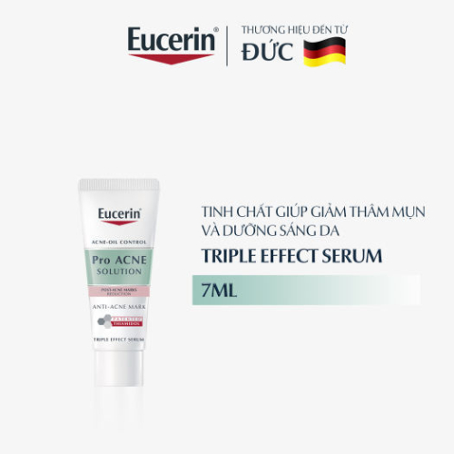 Minisize Eucerin Tinh Chất Giảm Thâm Mụn Và Dưỡng Sáng Da Pro ACNE Solution Anti-Acne Mark Triple Effect Serum 7ml