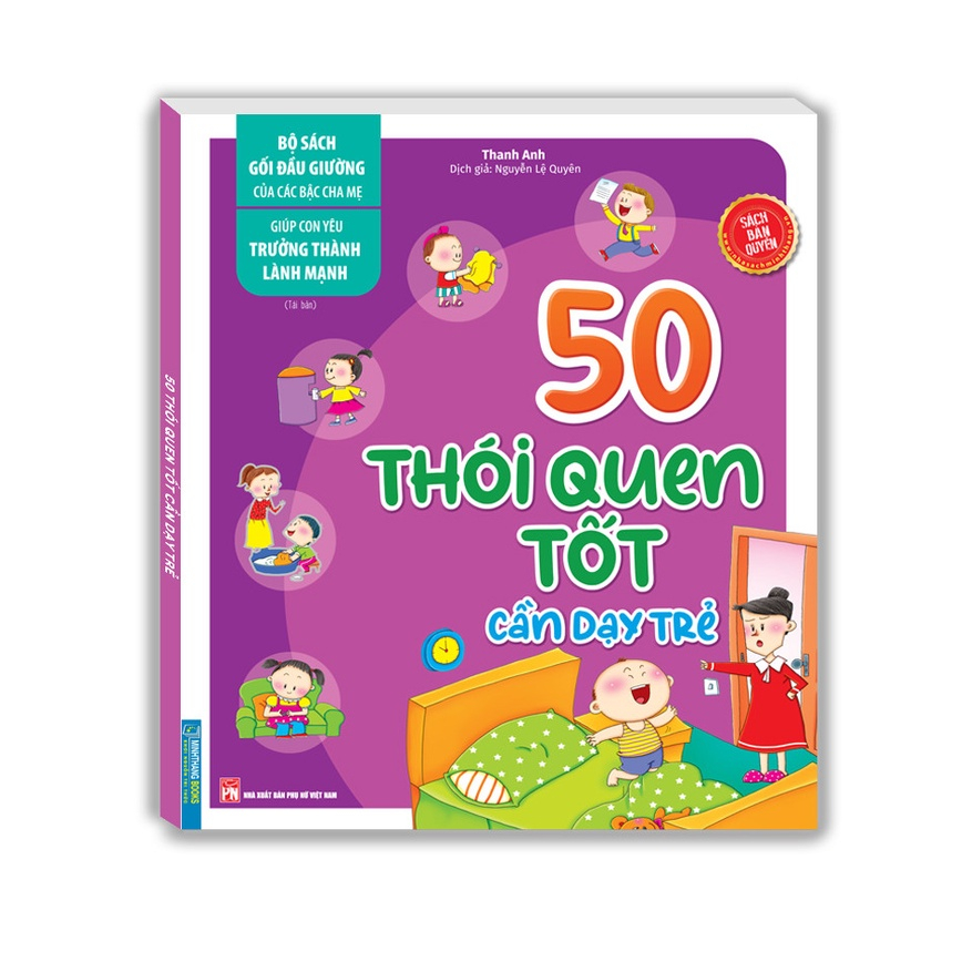 Sách - 50 Thói Quen Tốt Cần Dạy Trẻ( In Màu)