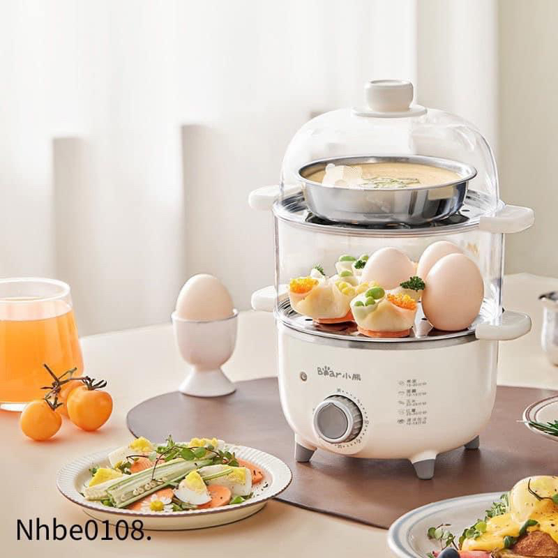 Nồi Hấp Bear 2 Tầng