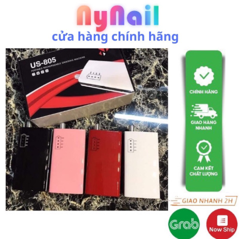 Máy mài tích điện nail US805 - máy mài móng pin tích điện siêu bền, máy chạy siêu êm