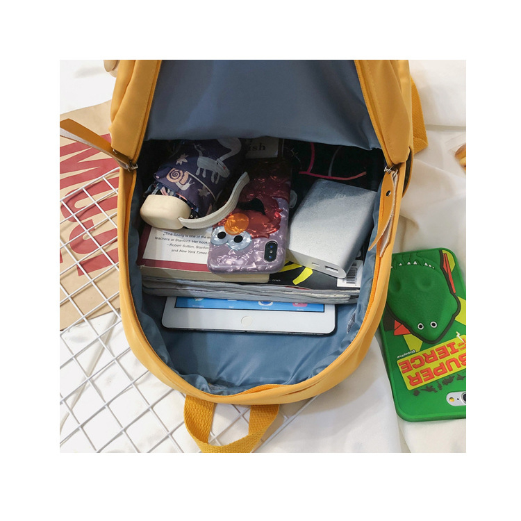 Balo không thấm nước màu trơn Basic LipinHui hàng nhập Quảng Châu