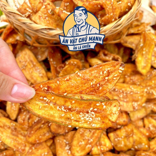 Chuối Sấy Giòn Mè Gừng - Ăn Vặt Chú Mạnh