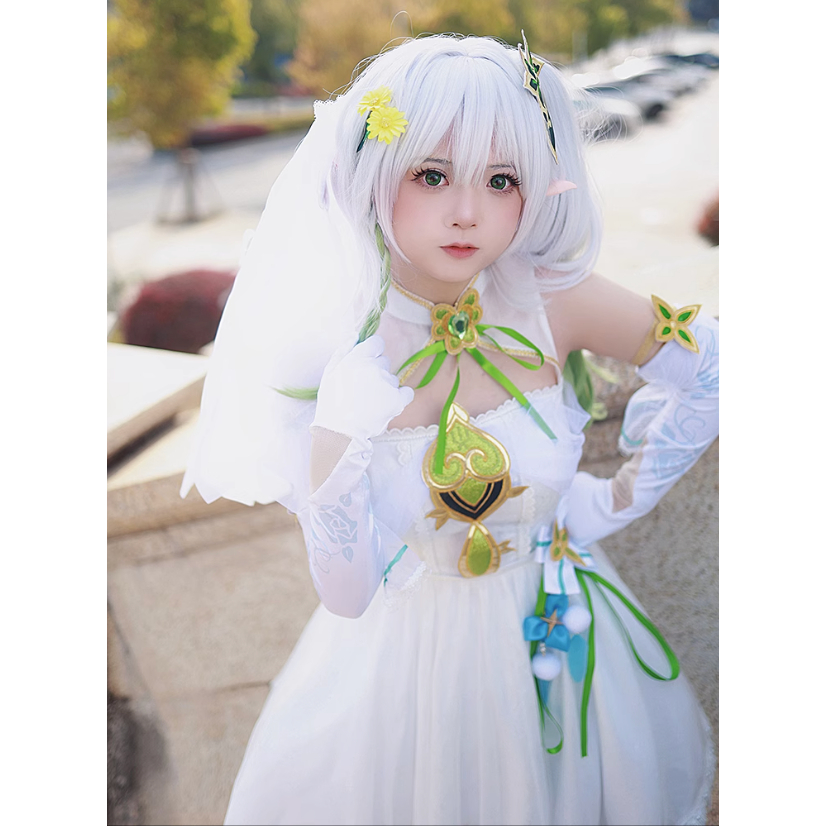 Trang phục COSPLAY Nahida ver Bride trong Genshin Impact