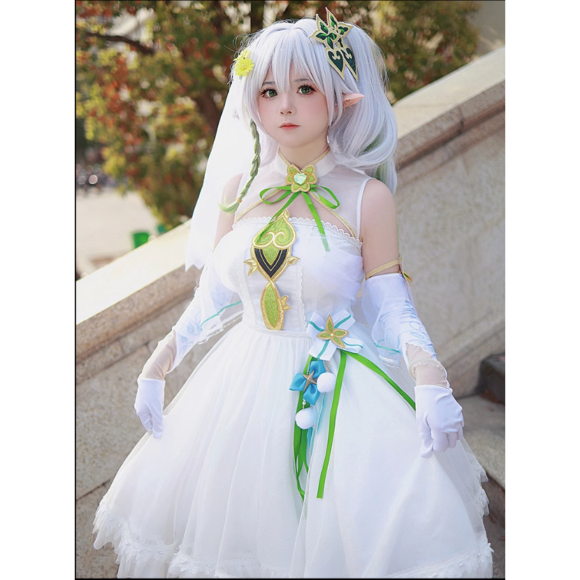 Trang phục COSPLAY Nahida ver Bride trong Genshin Impact