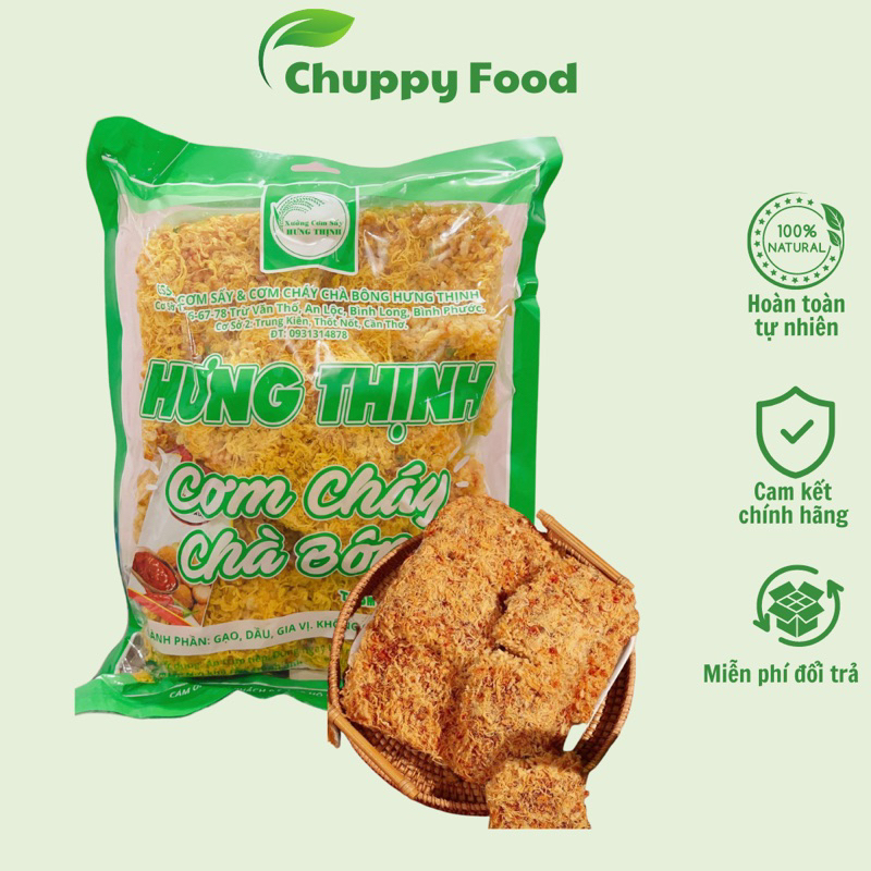 🎁 FREE SHIP🎁 Gói 300G Cơm Cháy Siêu Ruốc Siêu Chà Bông Kèm Tương Hưng Thịnh Siêu Ngon Giòn Rụm