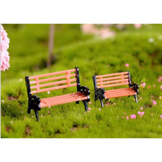 Mô hình ghế công viên trang trí tiểu cảnh deco sân vườn mini
