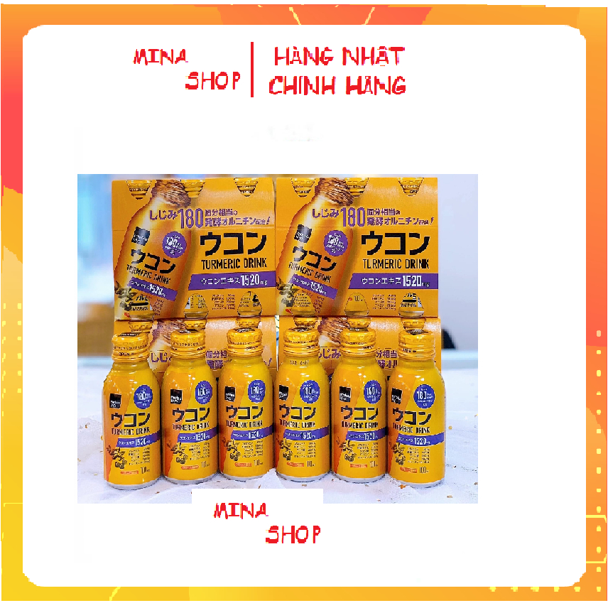 Nước uống tinh chất nghệ Matsukiyo Turmeric Drink 100ml x 6 chai
