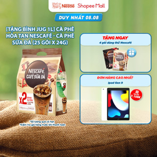 Cà phê hòa tan NESCAFÉ - Cà Phê Sữa Đá (25 gói x 24g)