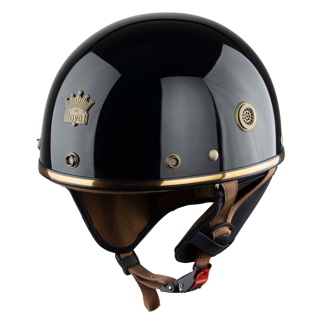 Mũ Bảo Hiểm ½ Đầu Cao Cấp Royal M379 - Đệm Tai Tháo Rời - Tặng Kèm Lưỡi Trai – Hàng CHÍNH HÃNG – Bảo Hành 12 Tháng