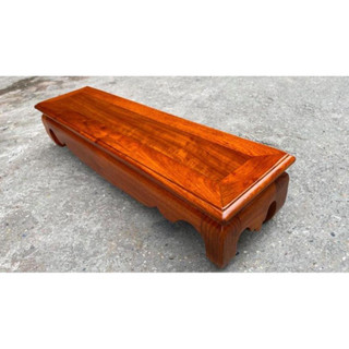 Đế kê khung ảnh kỷ chữ nhật trơn đôn chân quỳ chữ nhật kê đò trang trí nhà cửa gỗ hương