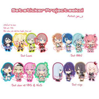 Pack sticker Project Sekai hàng artist