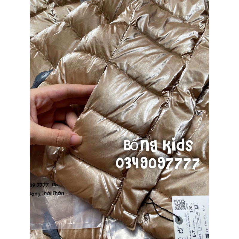 Áo Phao Bé Gái Metallic ZR