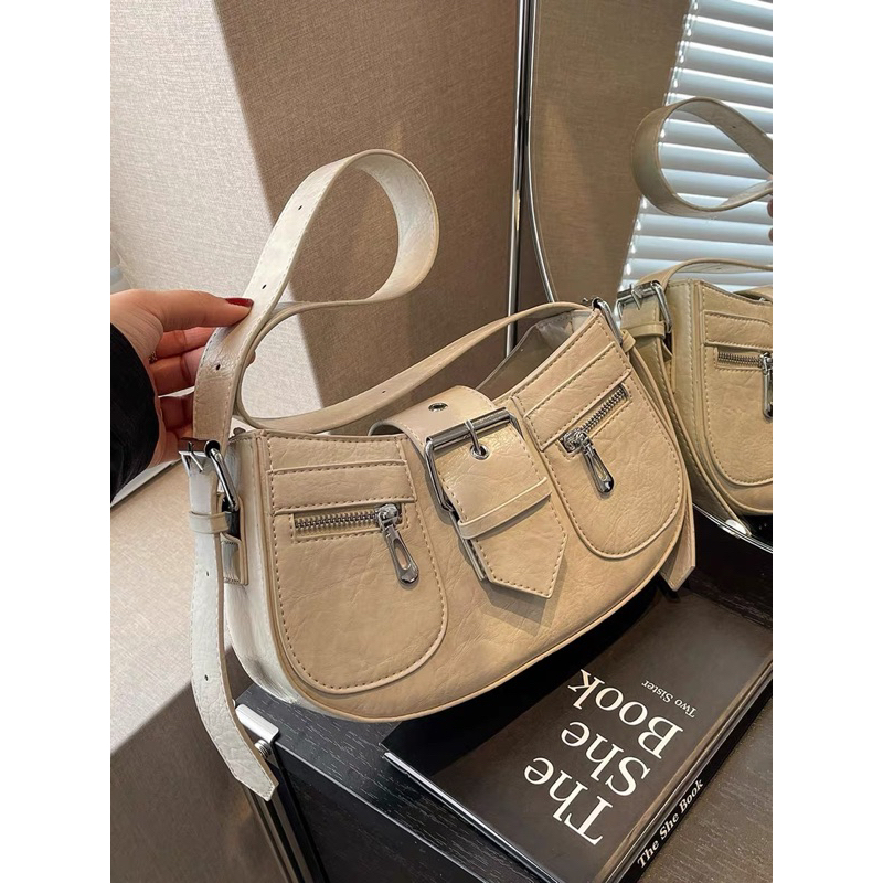 Túi Xách Nữ Túi Kẹp Nách Đeo Vai 1 Dải Da Pu Cao Cấp Phong Cách Hàn Quốc QG Store