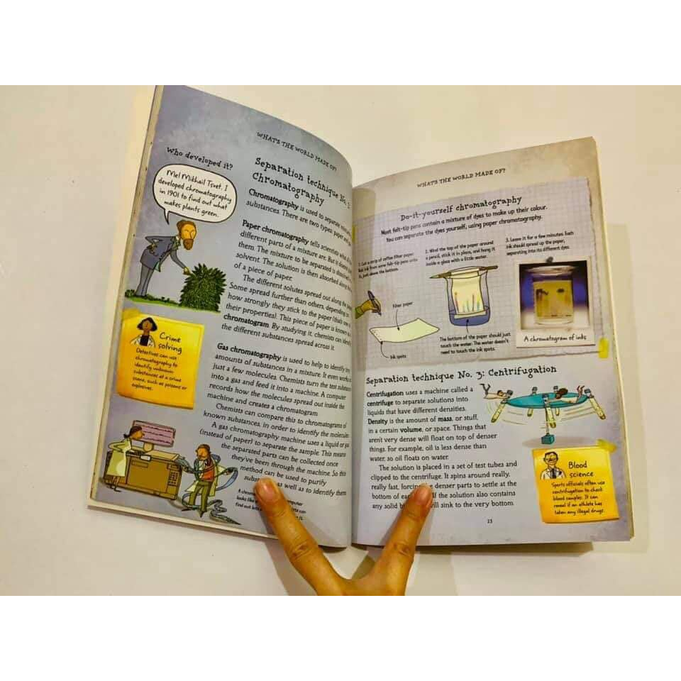 Sách - WHAT'S Maths, Chemistry, Physics, Science, Biology ALL ABOUT? bộ 5 cuốn