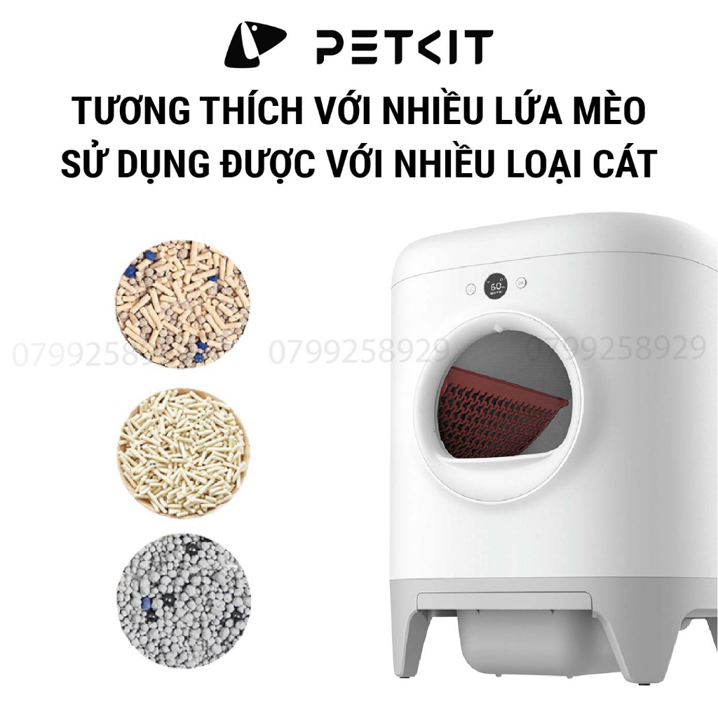 Máy Vệ Sinh Tự Động Cho Mèo Petkit Pura X New 2024, Máy Dọn Phân Mèo