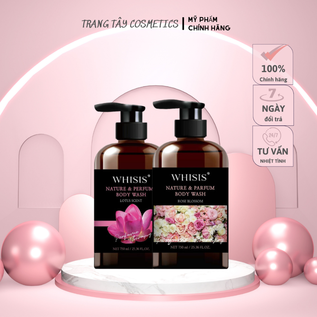 SỮA TẮM WHISIS NATURE & PERFUME BODY WASH LOTUS SCENT