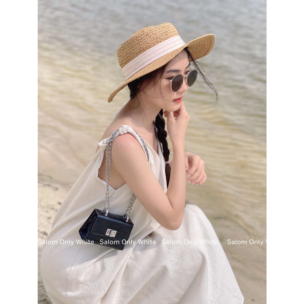 Đầm Linen Maxi Gút Vai Siêu Xinh SALOM - Liber Dress