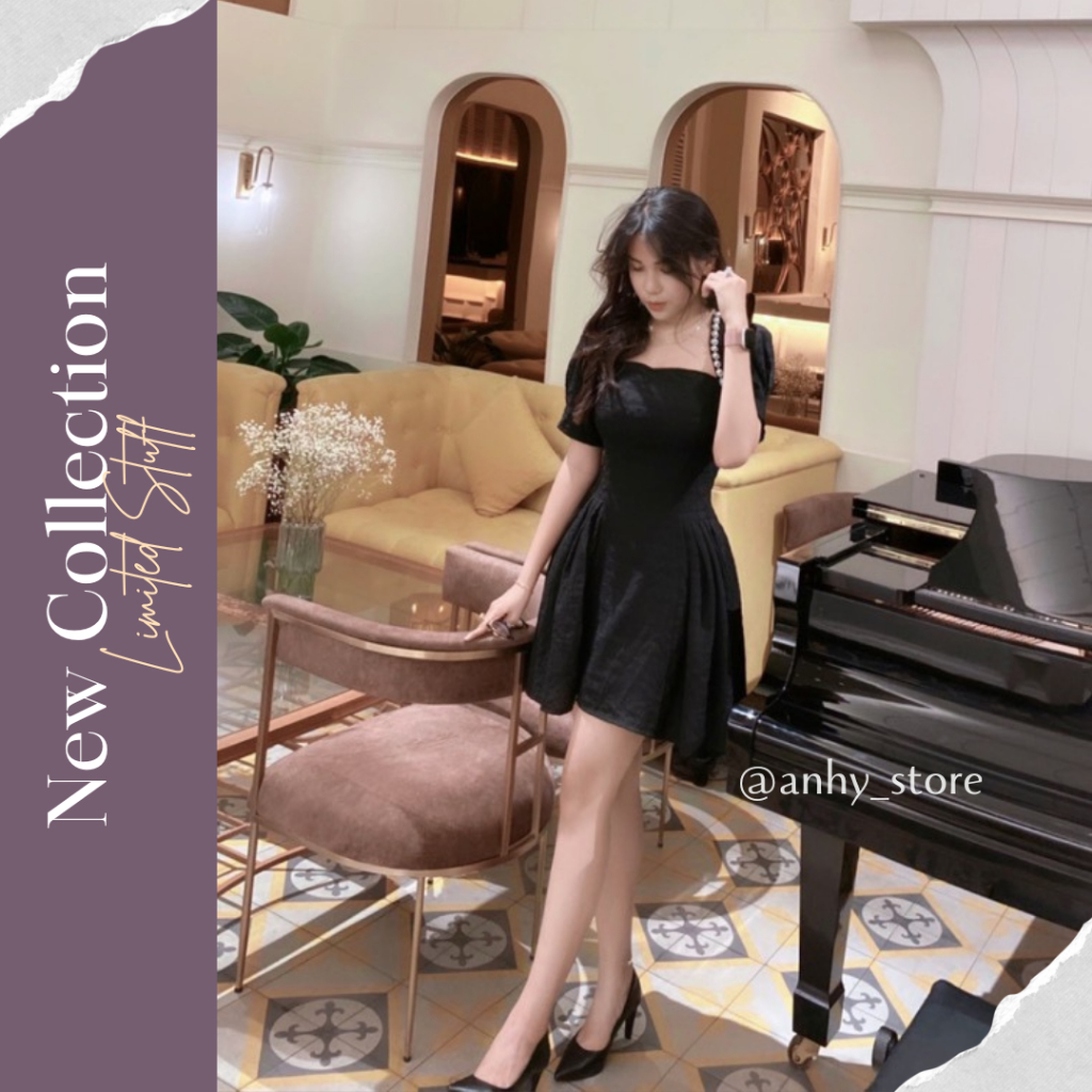 Áo trễ vai nhún tầng - Áo đi chơi nàng thơ siêu xinh