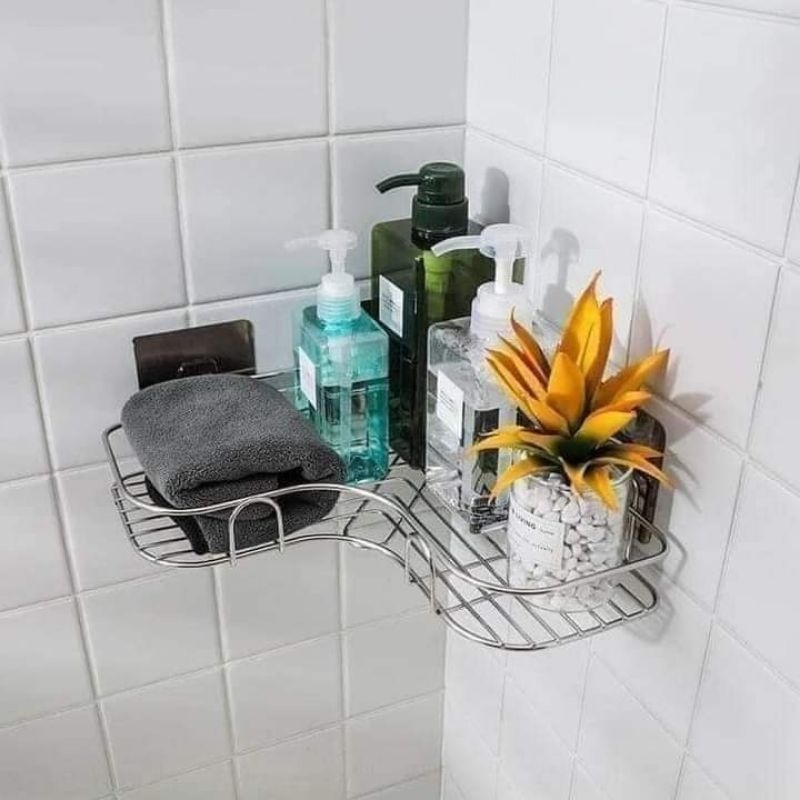 Kệ sắt đựng đồ dán tường dạng lưới