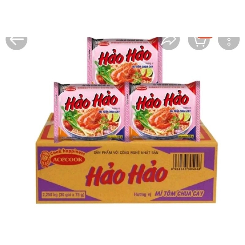 Combo 10 gói mì tôm hảo hảo