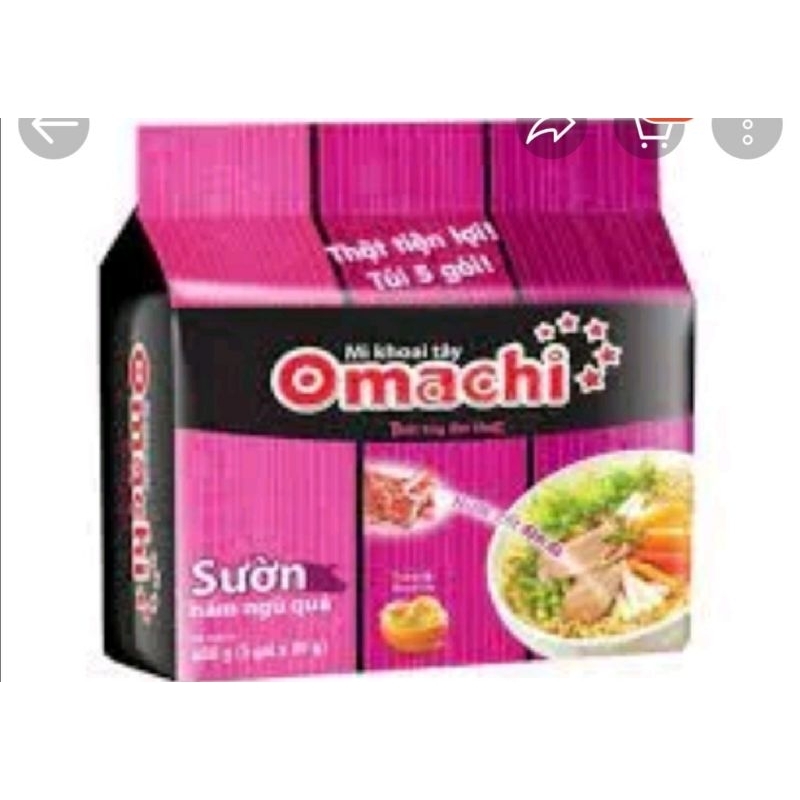 Combo 5 gói mì tôm omachi