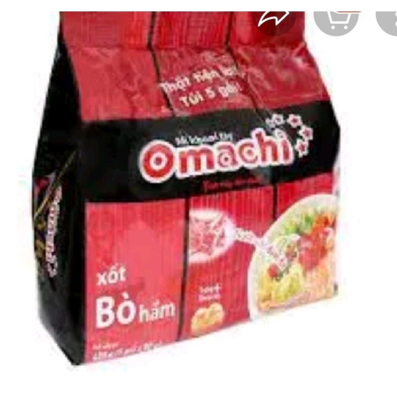 Combo 5 gói mì tôm omachi