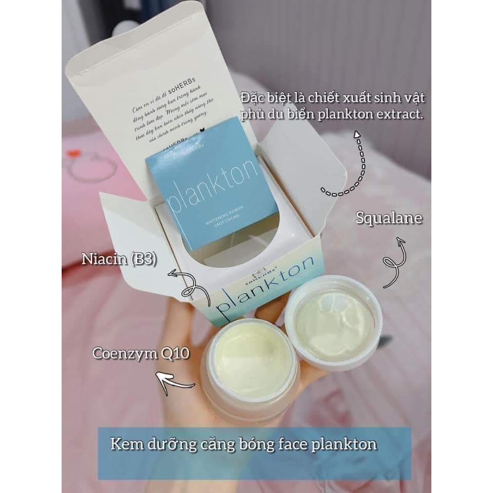 Măng tây baby - KEM DƯỠNG PLANKTON SOHERBS GIẢM NÁM, TÀN NHANG, DƯỠNG TRẮNG DA, CHỐNG LÃO HÓA