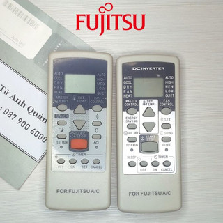 Điều khiển điều hòa Fujitsu | Remote máy lạnh Fujitsu hàng mới tặng kèm pin