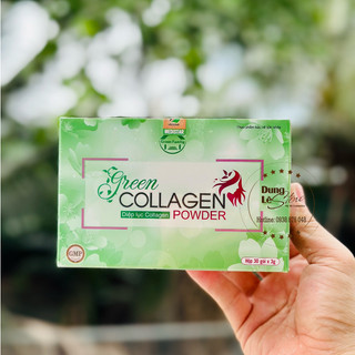 Diệp lục collagen gold & powder chính hãng hộp 30 gói