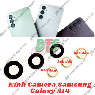 Kính camera Samsung A14 kèm keo dán