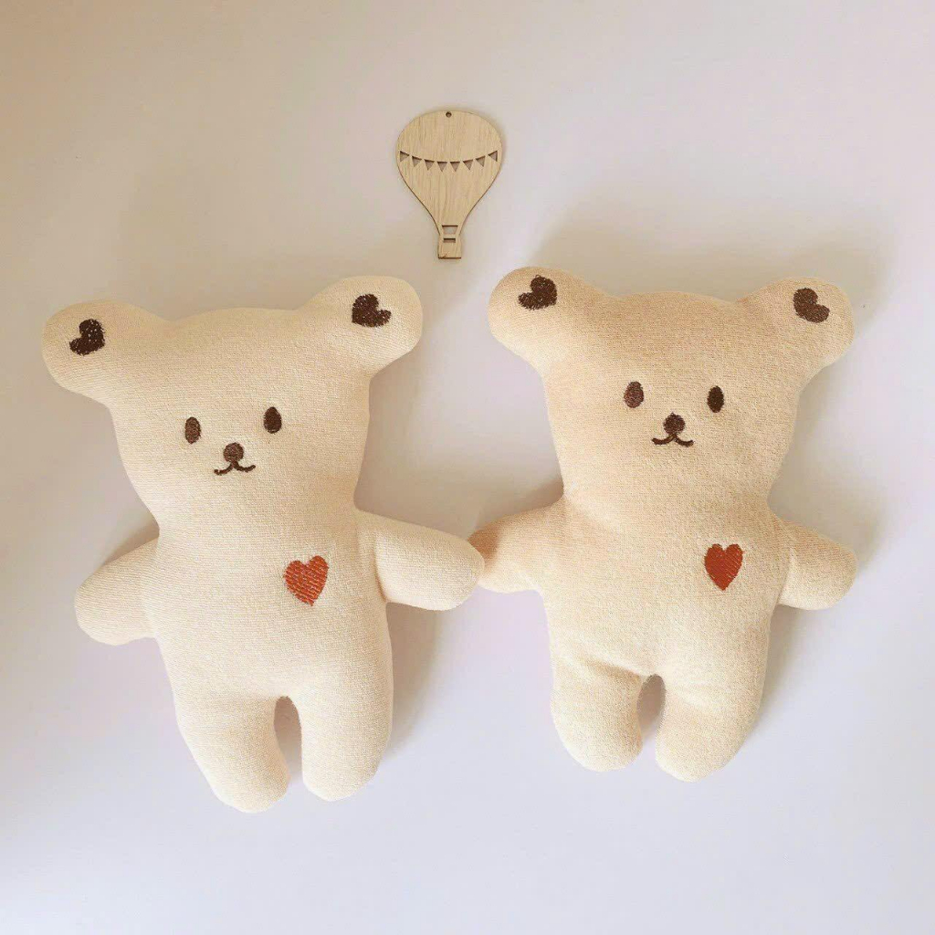 Thú bông thỏ chút chít organic style Hàn Quốc Monona bé trai bé gái dễ thương, xinh xắn