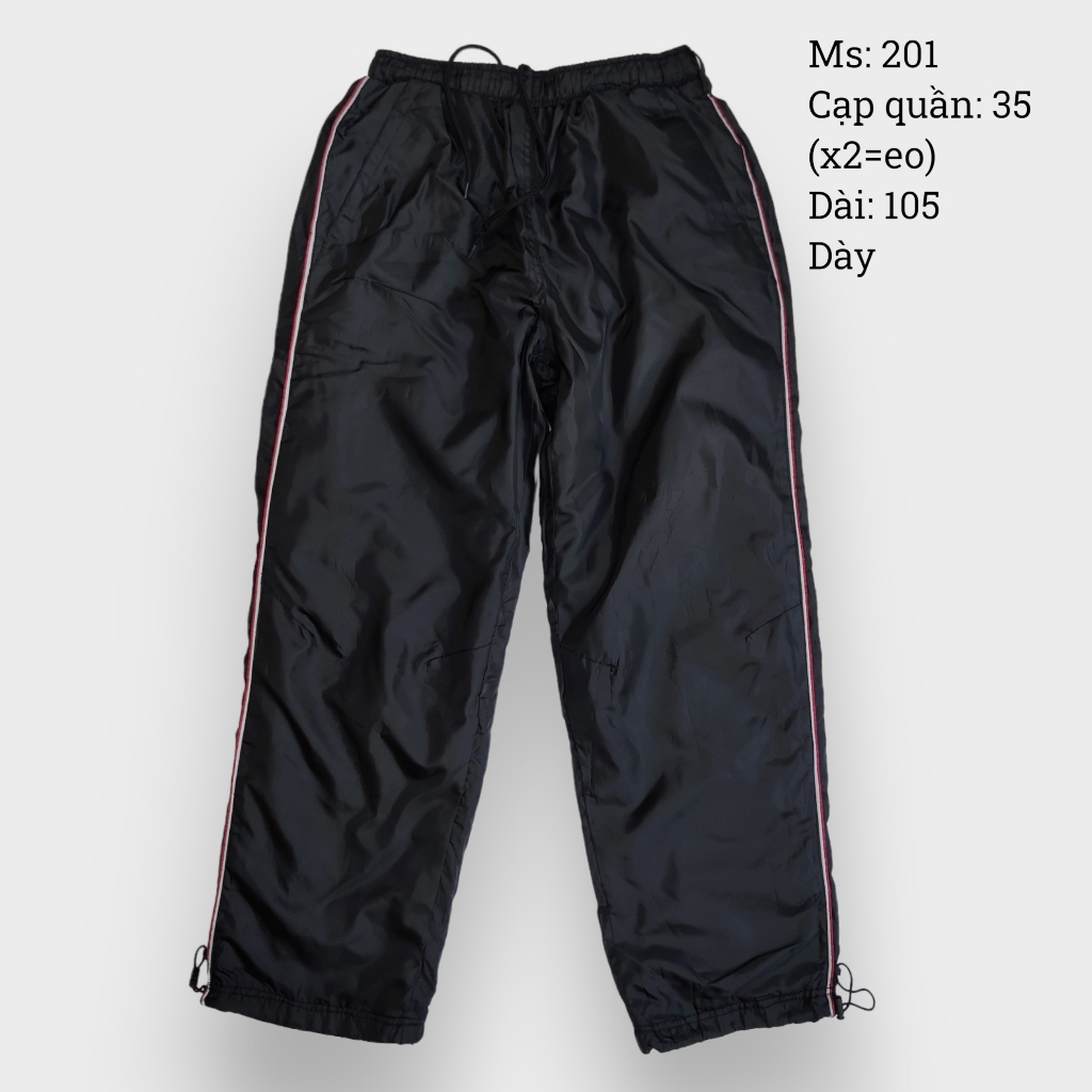 Parachute x Trekking x Snow pants - Quần leo núi - Trượt tuyết - Quần gió 2 lớp lót nỉ-Thu đông Secondhand
