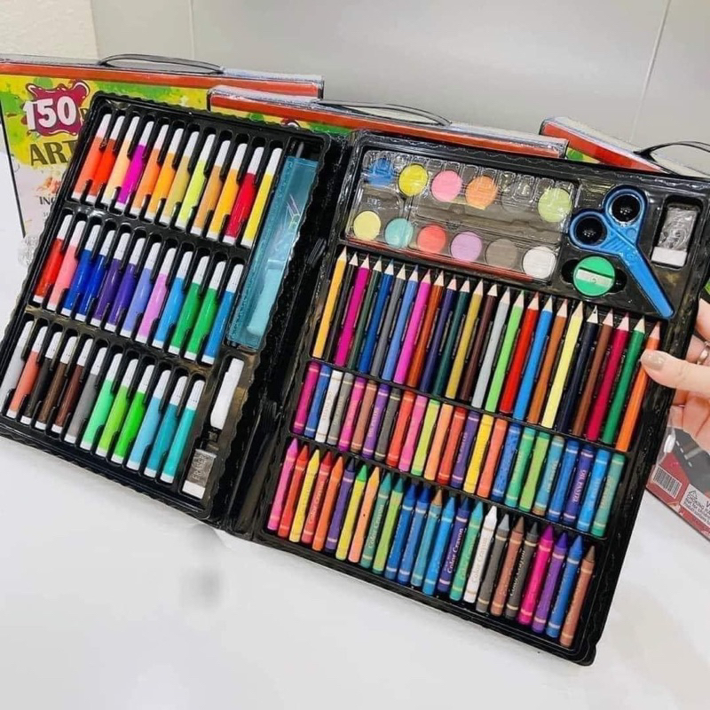 HỘP MÀU 150 CHI TIẾT CHO BÉ