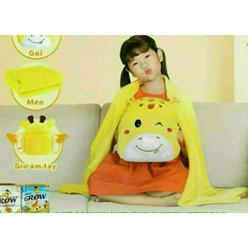 Bộ mền gối hươu mịn cho bé