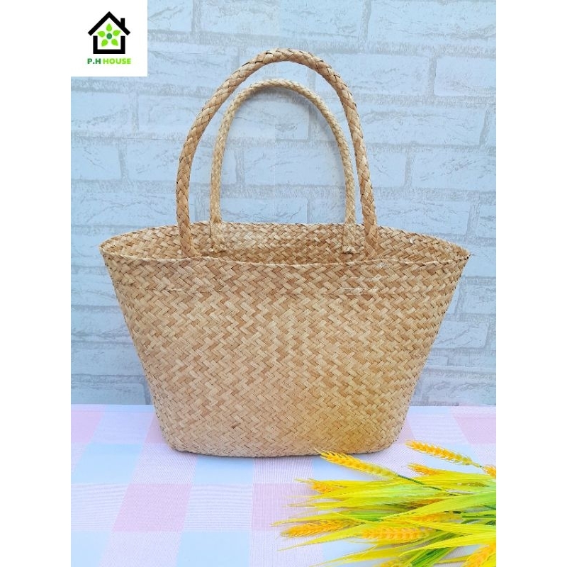 Túi cỏ bàng thủ công mỹ nghệ chụp ảnh vintage cổ điển - chuyên kho giá sỉ