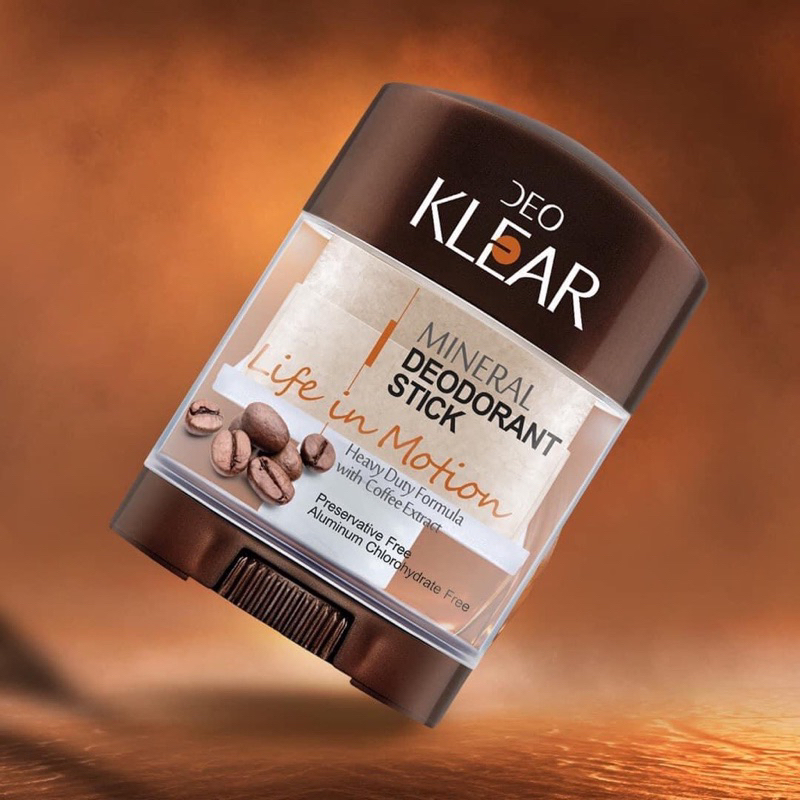LĂN ĐÁ KHOÁNG THÁI LAN DEO KLEAR MINERAL DEODORANT STICK 70Gr