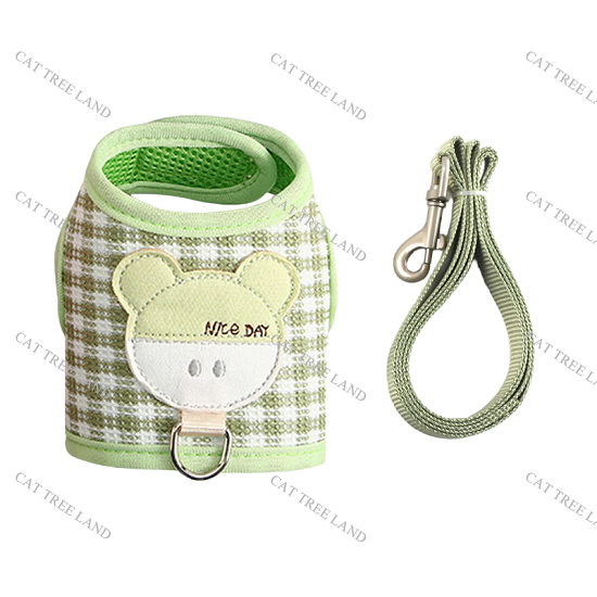 DÂY DẮT CHÓ MÈO KÈM ĐAI NGỰC, KIỂU ÁO VEST - VÒNG CỔ MÈO CHÓ - DÂY XÍCH CHO THÚ CƯNG